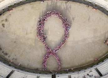 Les Arènes Octobre rose @Villedefrejus