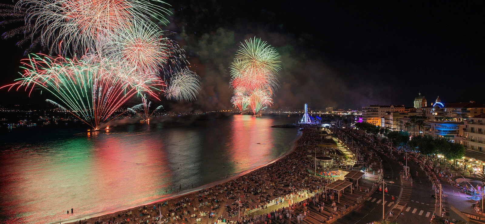 Feu d'artifice de Boulouris