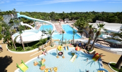 Camping la Baume la Palmeraie Fréjus espace aquatique