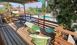 Camping Les lauriers roses - Terrasse