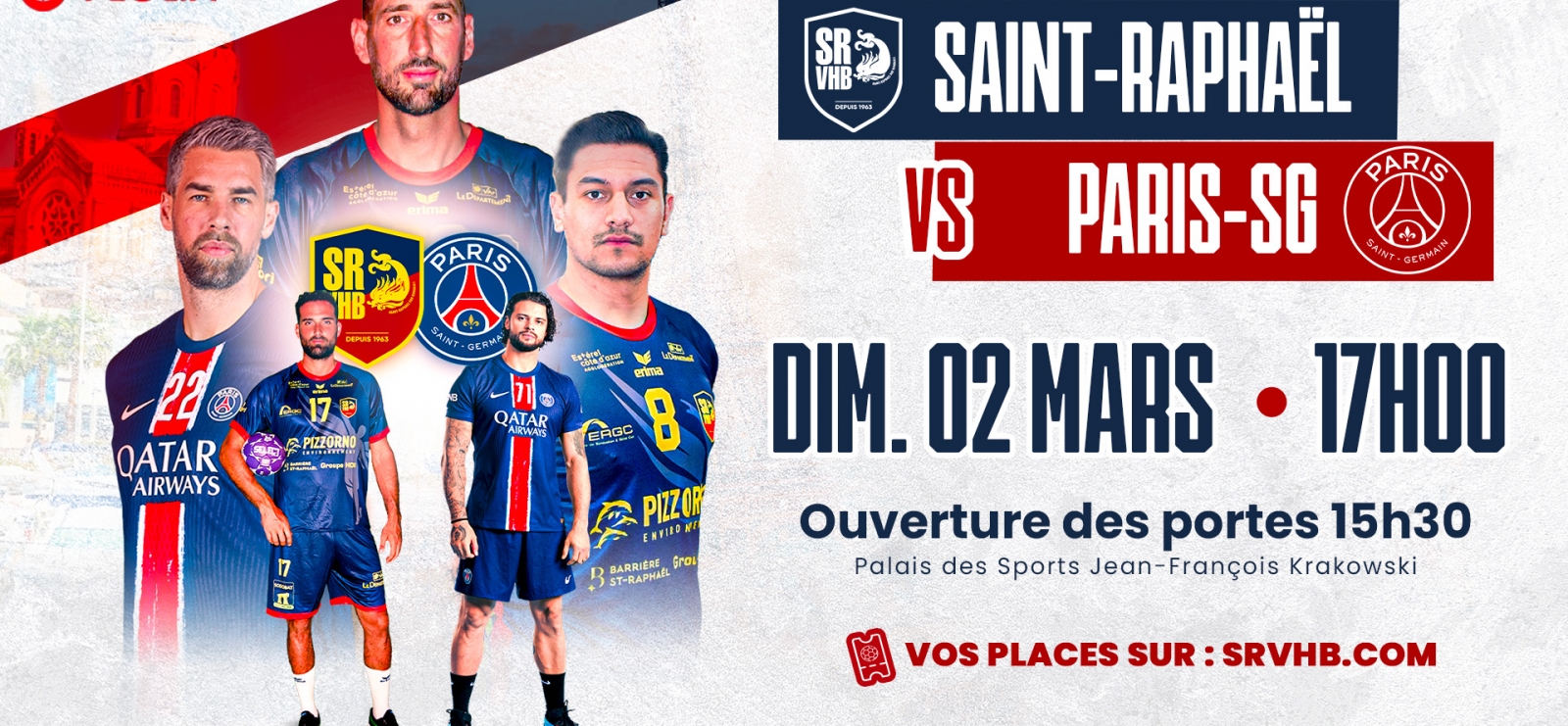 Handball - Saint-Raphaël Vs Paris Saint-Germain