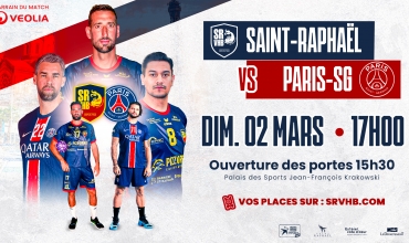 Handball - Saint-Raphaël Vs Paris Saint-Germain