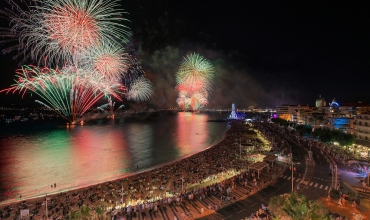 Feu d'artifice du Dramont