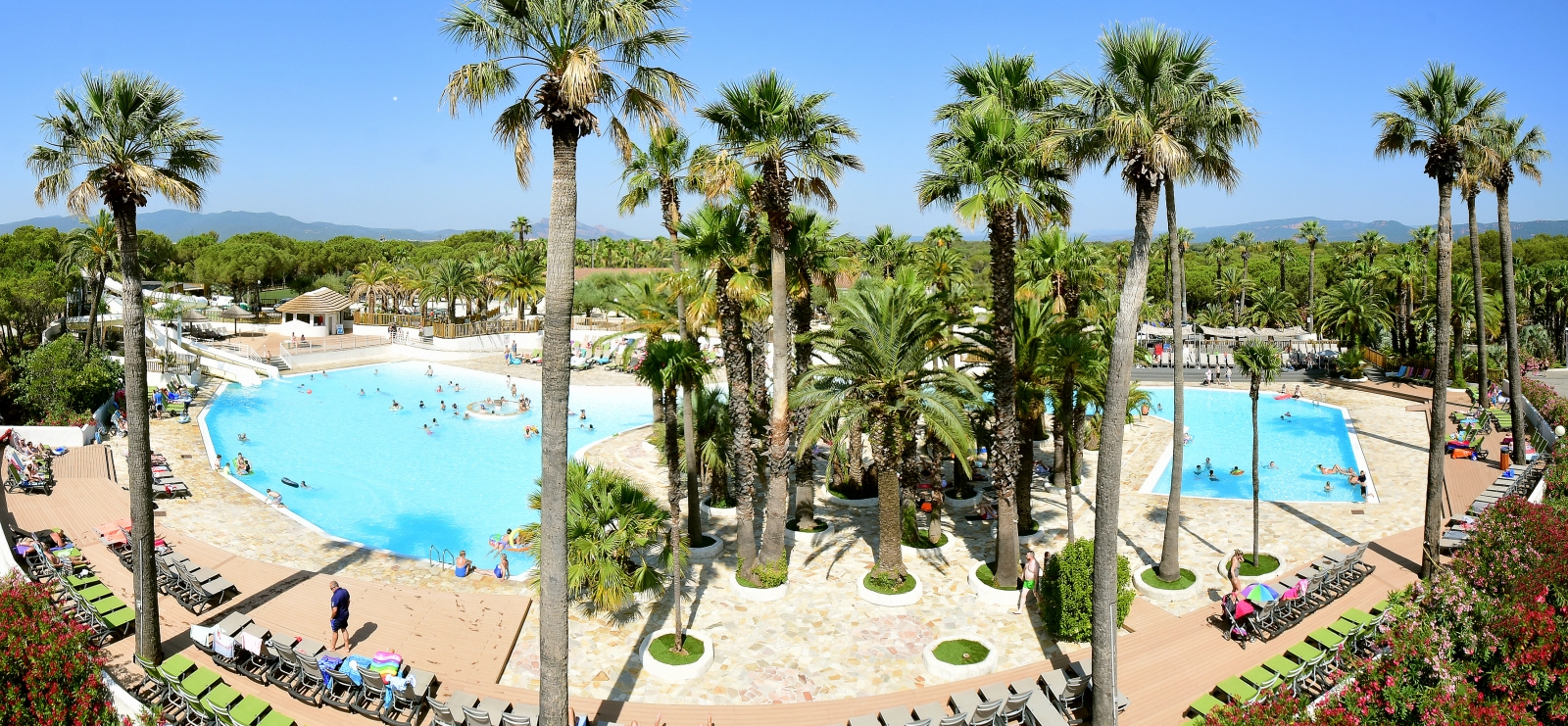 Camping la Baume la Palmeraie Fréjus piscine