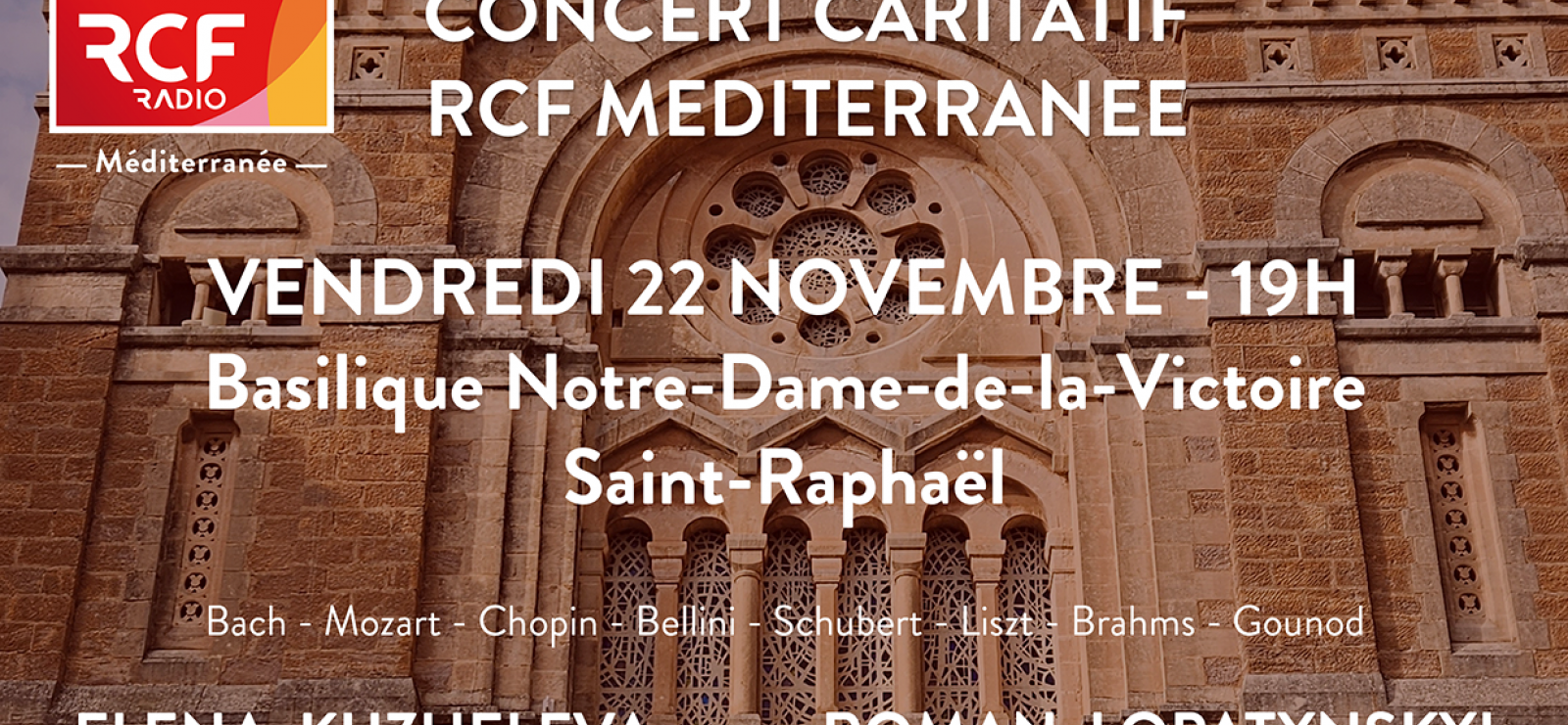 Concert caritatif RCF Méditerranée