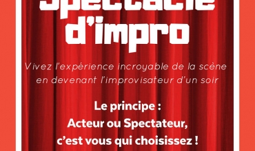 Spectacle d'impro au dîner théâtral du Jack'son