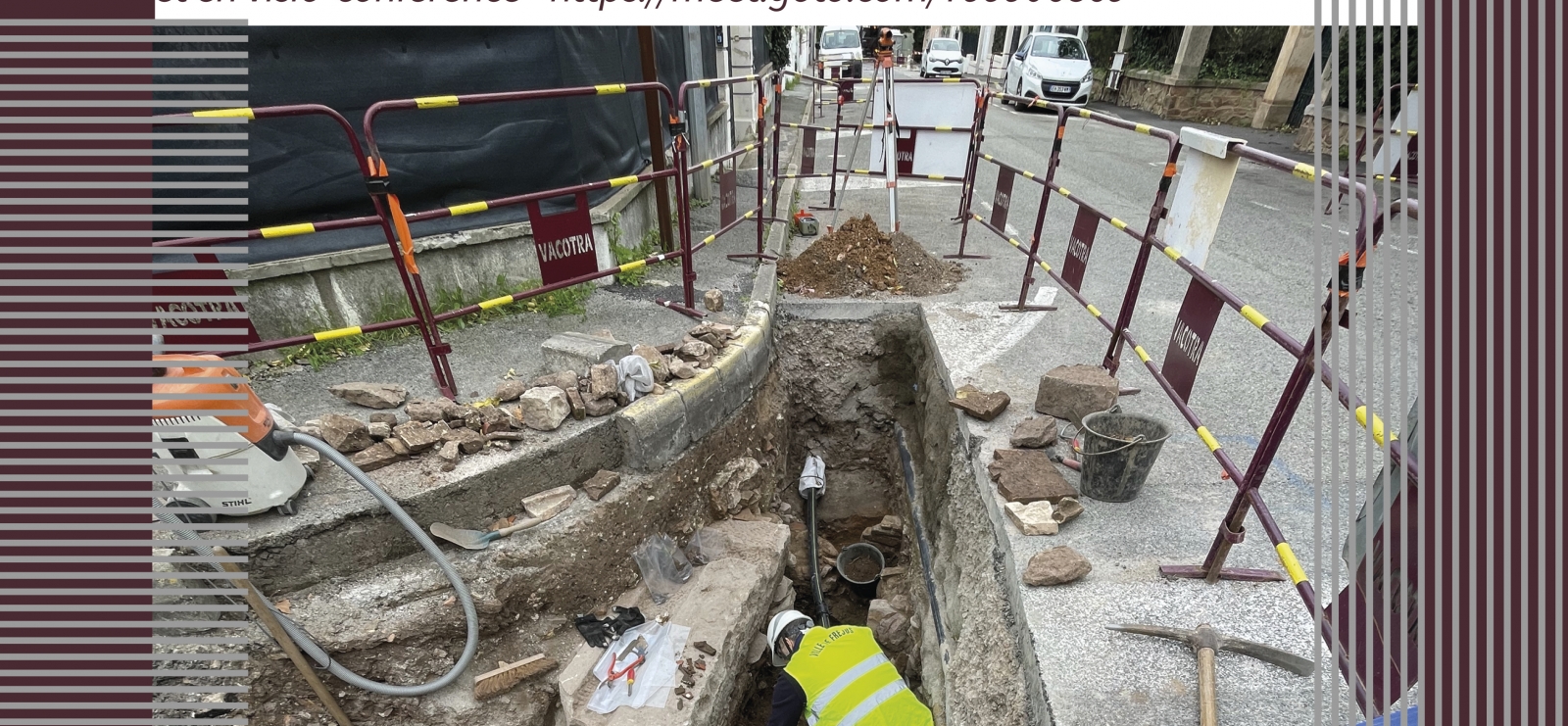 Conférence du Patrimoine 'Archéologie et suivis de travaux, le cas du quartier du Théâtre romain'